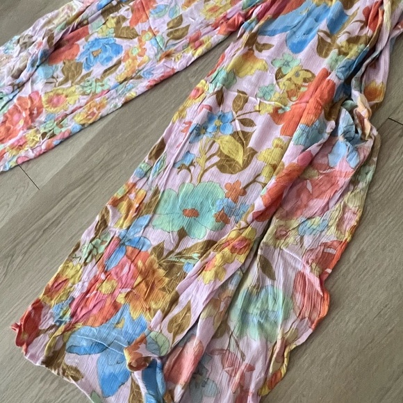 BILLABONG Floral wide leg beach pants  Size Medium - Picture 10 of 13